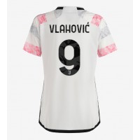 Juventus Dusan Vlahovic #9 Bortedrakt Dame 2023-24 Kortermet